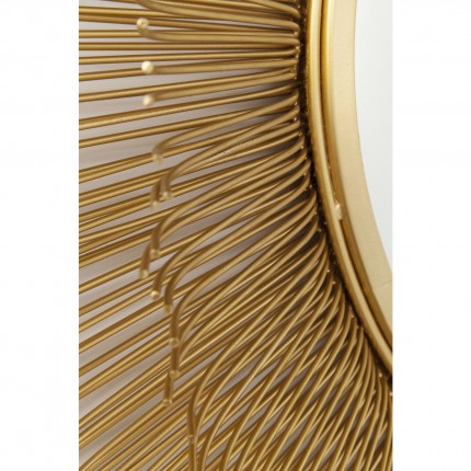 Miroir Sunburst doré 87cm Kare Design