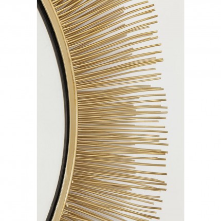 Miroir Sunburst doré 87cm Kare Design