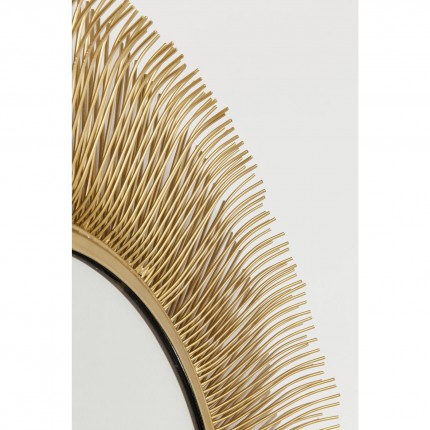 Miroir Sunburst doré 87cm Kare Design