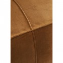 Canapé Cubetto 220cm velours marron Kare Design