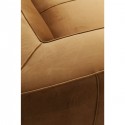 Canapé Cubetto 220cm velours marron Kare Design