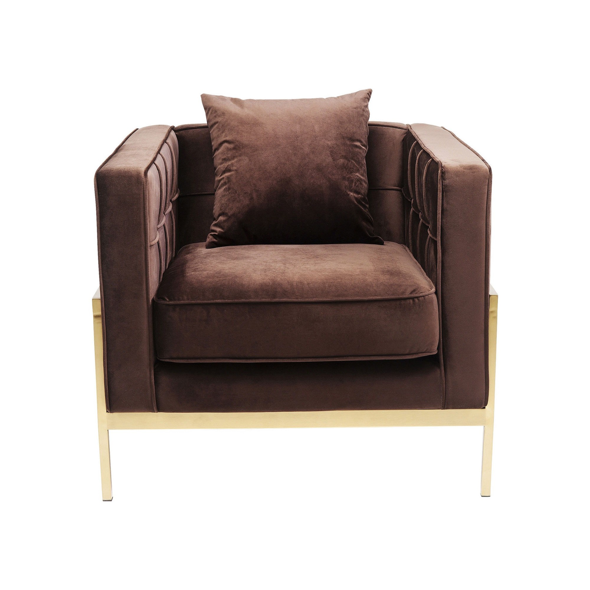 Arm Chair Loft Brown Kare Design