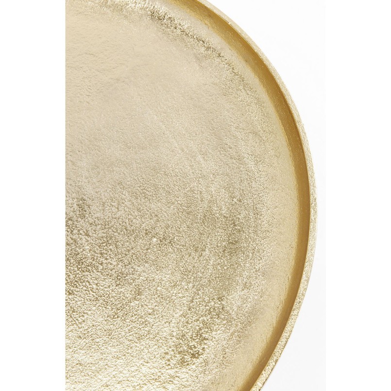 Table d'appoint Orient dorée 45cm Kare Design