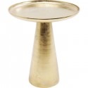 Table d\'appoint Uno dorée 45cm Kare Design