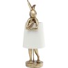 Lampe Animal Lapin doré Kare Design