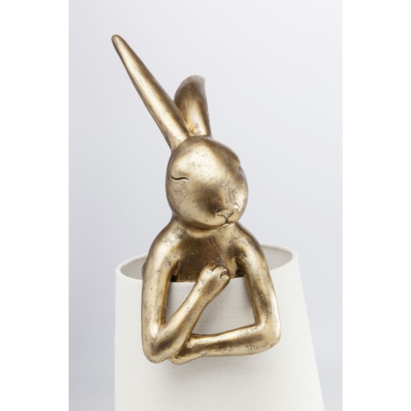 Lampe Animal Lapin doré Kare Design