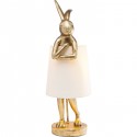 Lampe Animal Lapin doré Kare Design