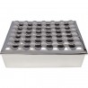 Cendrier Soho carré argenté 25x25cm Kare Design