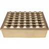 Cendrier Soho carré laiton 25x25cm Kare Design