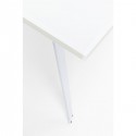 Table à rallonges Amsterdam blanche 240x90cm Kare Design