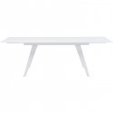 Table à rallonges Amsterdam blanche 240x90cm Kare Design