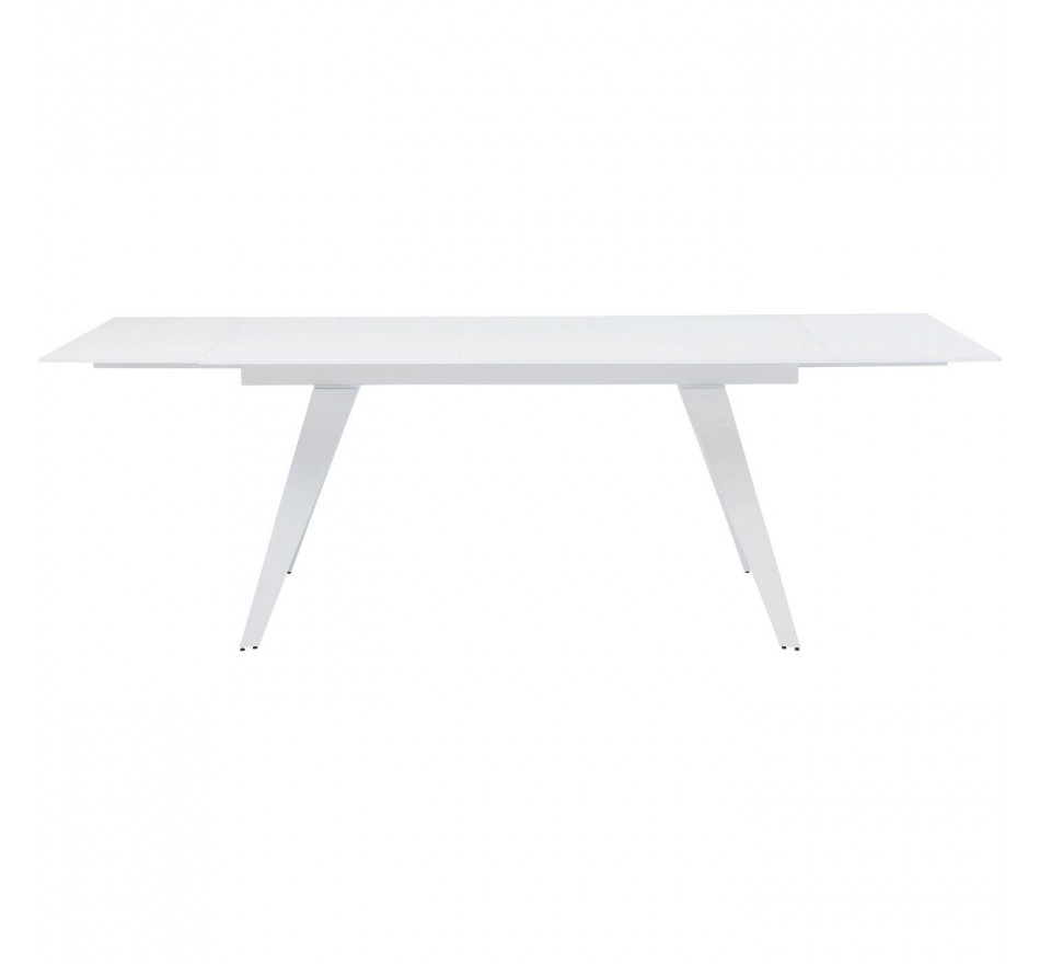 Table à rallonges Amsterdam blanche 240x90cm Kare Design