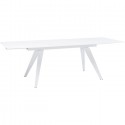 Table à rallonges Amsterdam blanche 240x90cm Kare Design