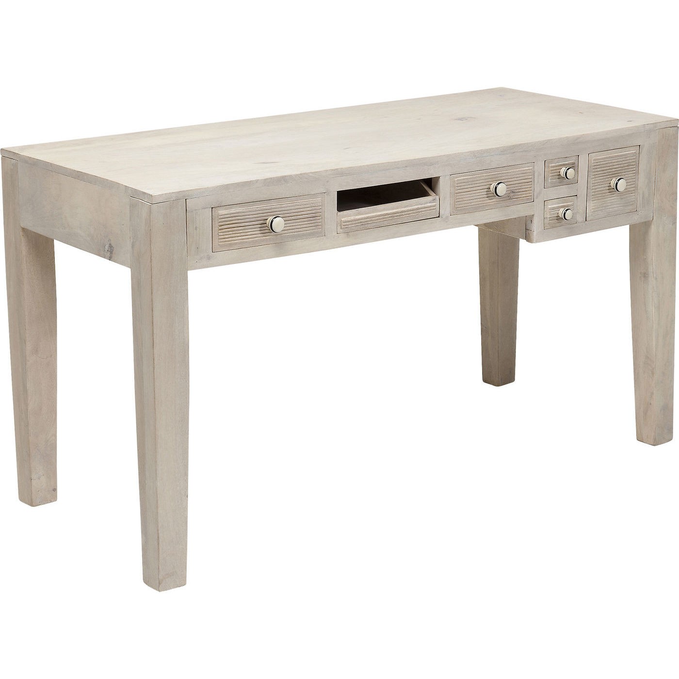 Bureau en bois Linear 6 tiroirs 135x60cm Kare Design