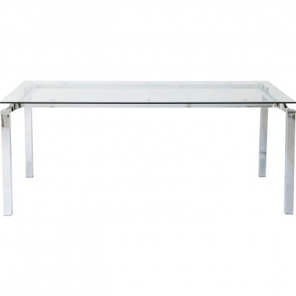 Table Lorenco chrome 180x90cm Kare Design