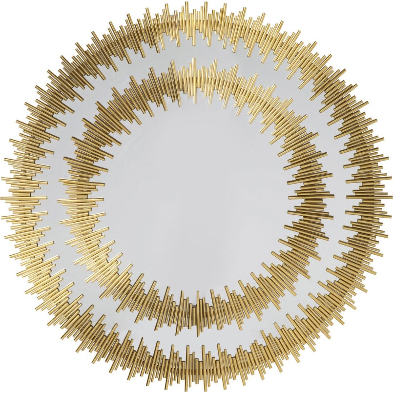 Mirror Solare Gold Ø132cm Kare Design