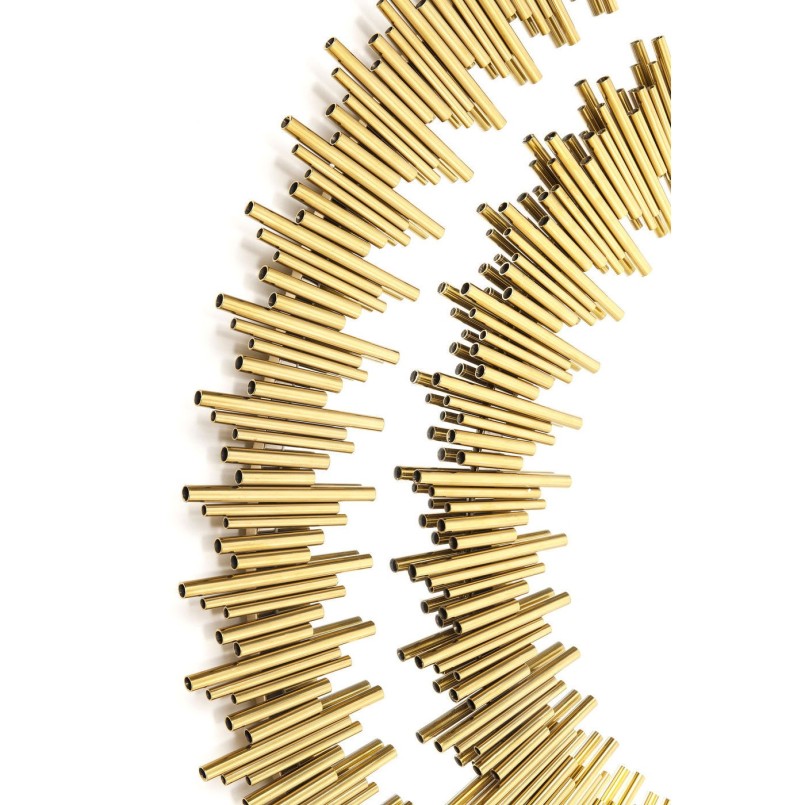 Mirror Solare Gold Ø132cm Kare Design