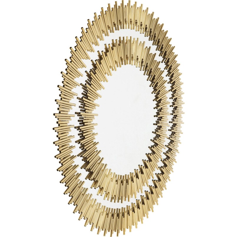 Mirror Solare Gold Ø132cm Kare Design