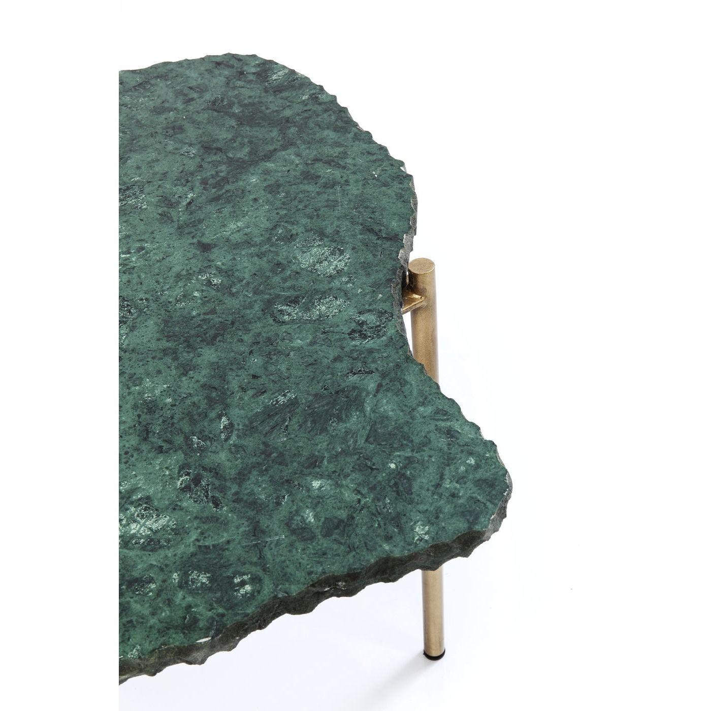 Table basse Piedra 76x72cm verte Kare Design