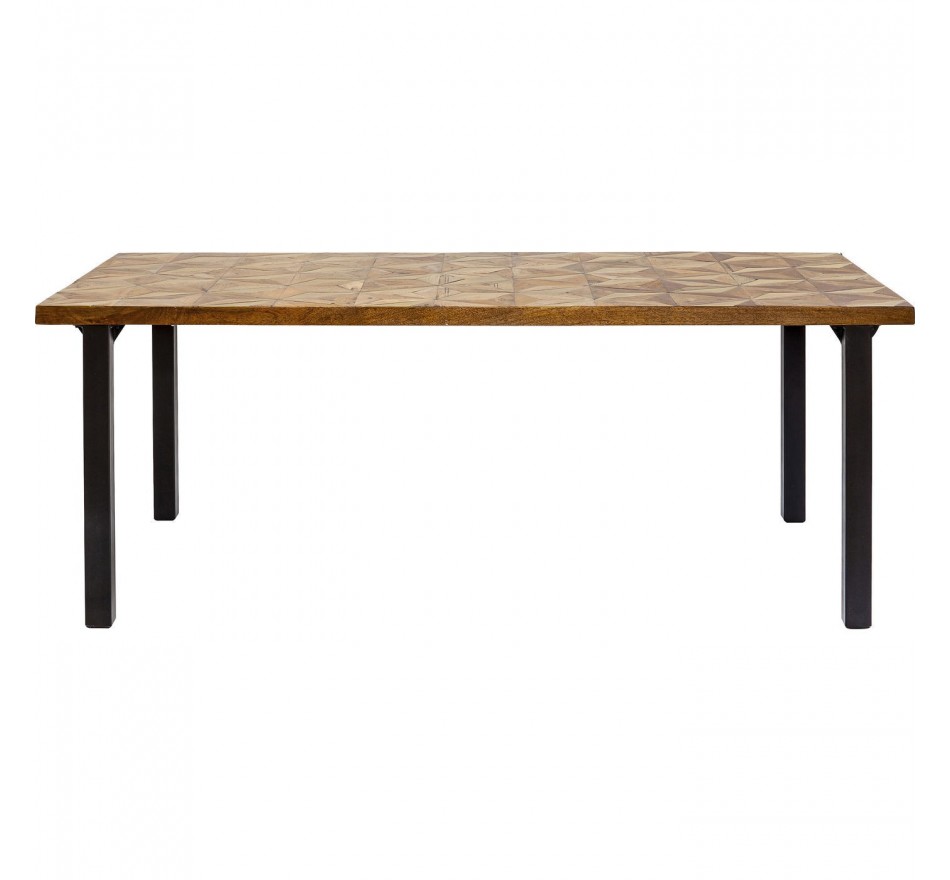 Table en bois Illusion 200x95cm Kare Design