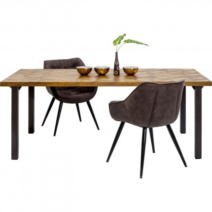 Table en bois Illusion 200x95cm Kare Design