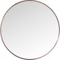 Miroir Curve rond cuivre 100cm Kare Design