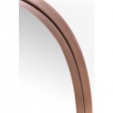 Miroir Curve rond cuivre 100cm Kare Design