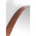 Miroir Curve rond cuivre 100cm Kare Design
