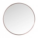Miroir Curve rond cuivre 100cm Kare Design