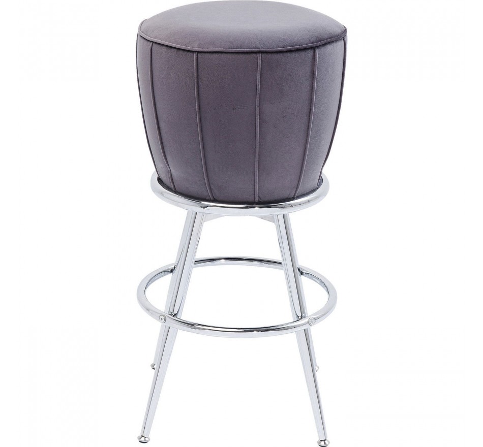 Tabouret de bar After Work velours gris Kare Design Tabouret de bar After Work velours gris Kare Design