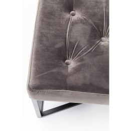 Bench Crossover Grey Black 150x40cm Kare Design