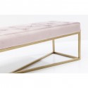 Banc Crossover rose 150x40cm Kare Design