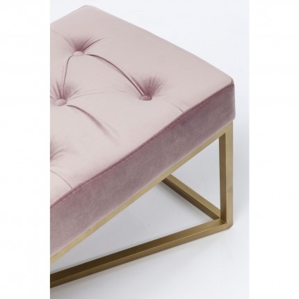 Banc Crossover rose 90x40cm Kare Design