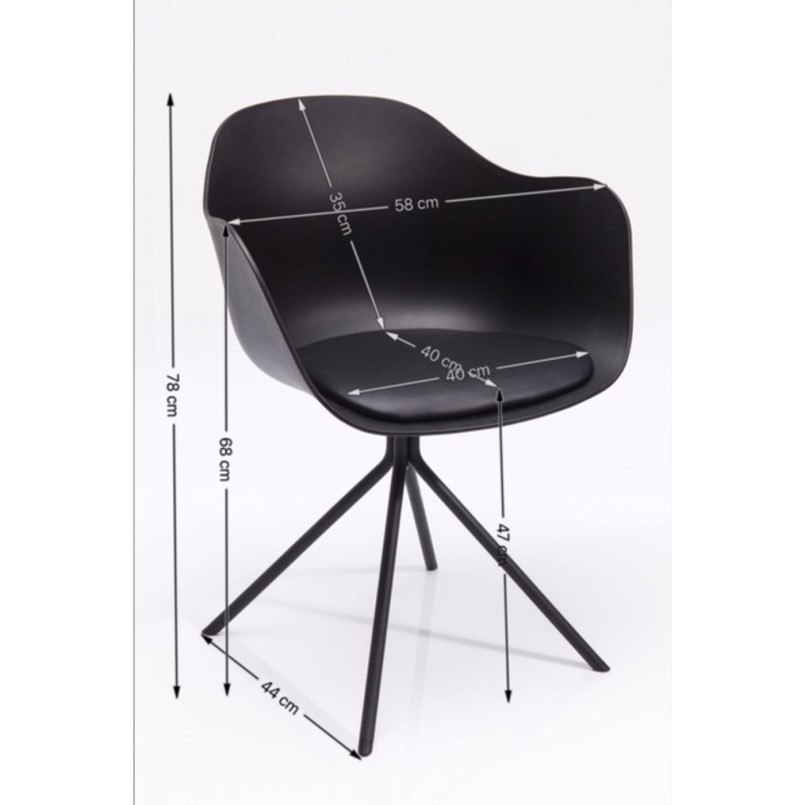Chair with Armrest Bel Air Kare Design