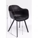 Chaise avec accoudoirs Brentwood Kare Design