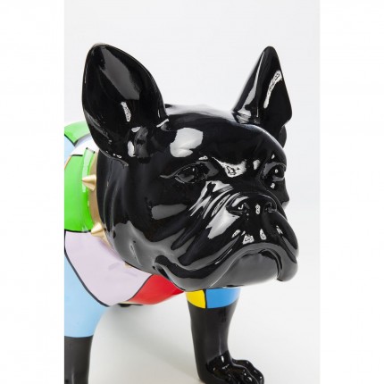 Déco bouledogue noir pop art Kare Design