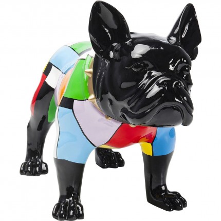 Déco bouledogue noir pop art Kare Design