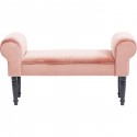Banc Wing velours rose Kare Design