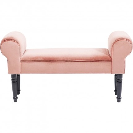 Banc Wing velours rose Kare Design