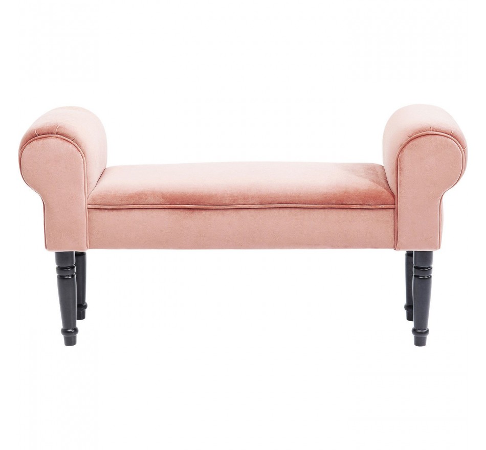 Banc Wing velours rose Kare Design