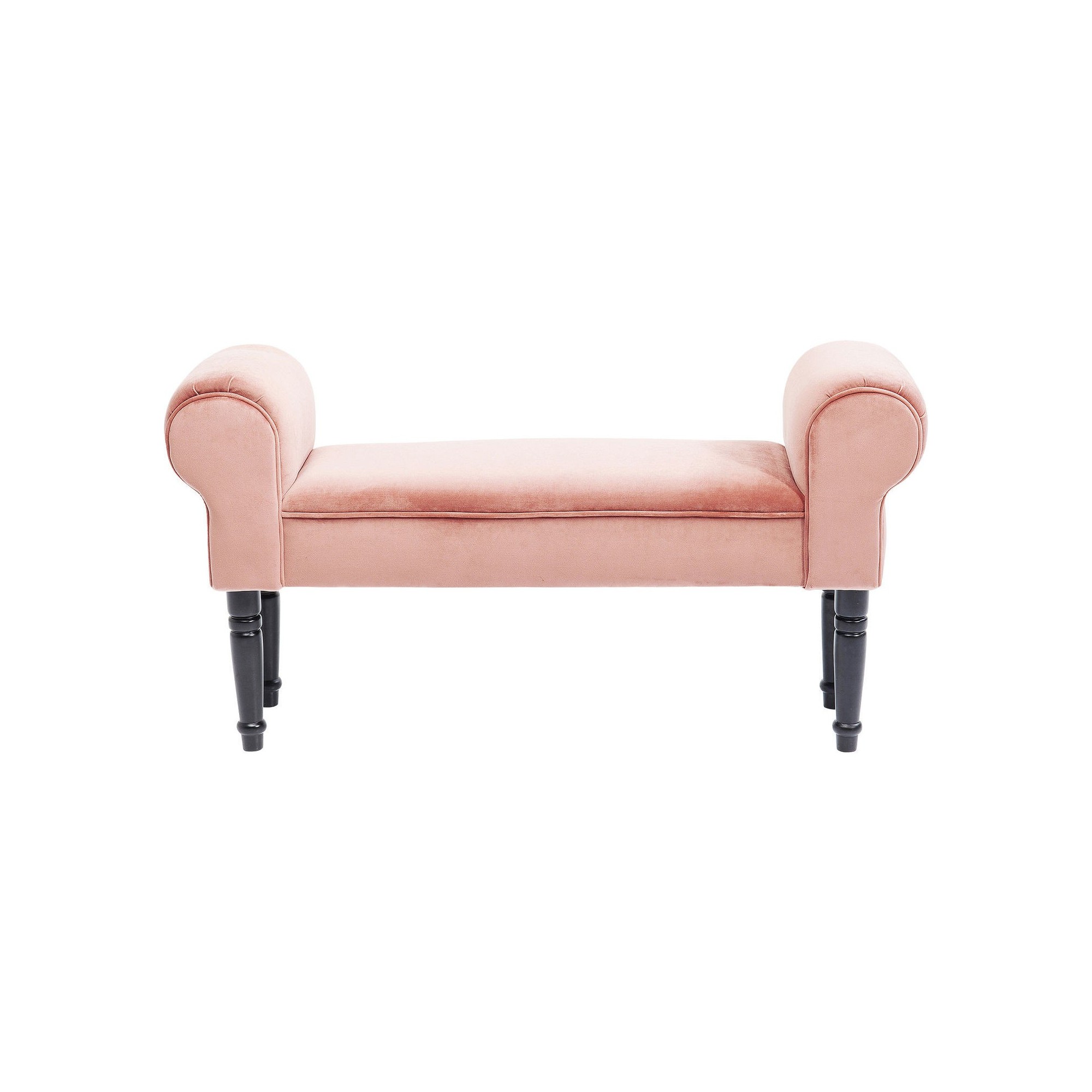 Banc Wing velours rose Kare Design