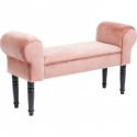 Banc Wing velours rose Kare Design
