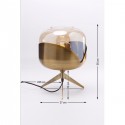 Lampe de table Goblet Ball dorée Kare Design