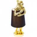 Lampe Animal Singe dorée et noire Kare Design