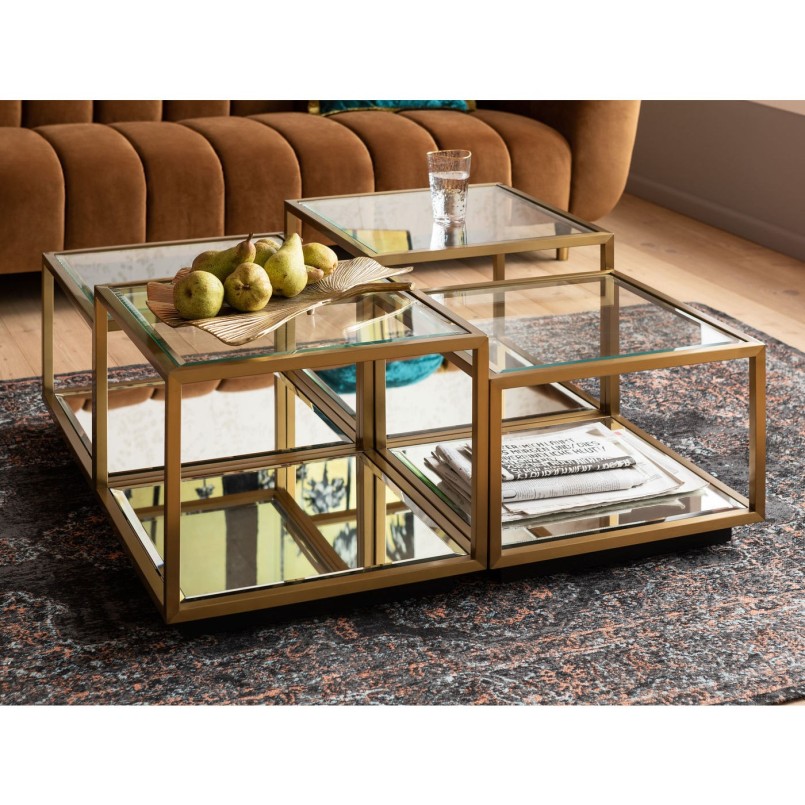 Tables basses Luigi set de 4 Kare Design