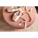 Tabouret Cherry mauve et laiton Kare Design