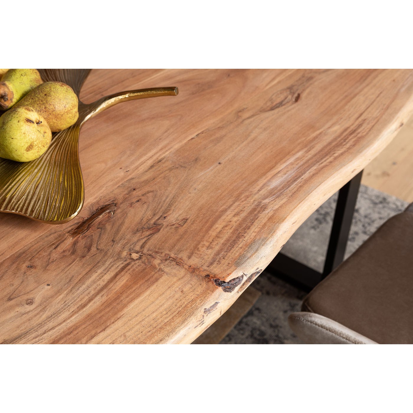 Table Pure Nature 180x90cm noire Kare Design