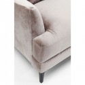 Canapé Proud 3 places velours gris Kare Design