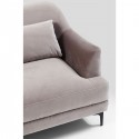 Canapé Proud 3 places velours gris Kare Design