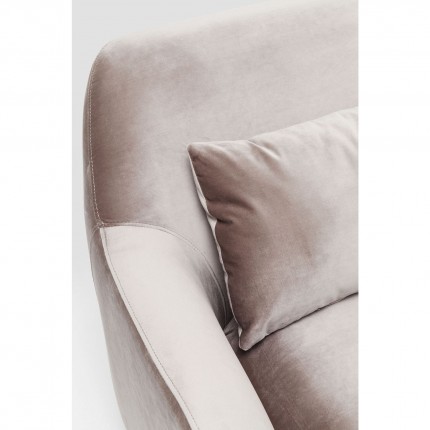Fauteuil Proud velours gris Kare Design